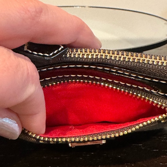 Dooney & Bourke Brown and Black Logo Wallet - Picture 12 of 12